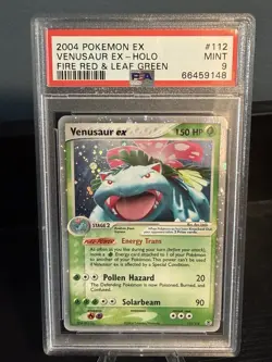 PSA 9 Mint Venusaur ex - Holo Fire Red & Leaf Green FRLG #112 2004 Pokemon - Image 1