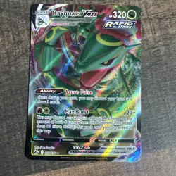 Pokemon Rayquaza VMAX Crown Zenith Ultra Rare Full Art Holo 101/159 320 HP - Image 1