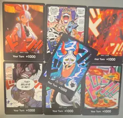 Yamato Hannya Mask + 6 Other DON!! Cards - One Piece TCG Foils Alternate Arts - Image 1