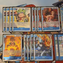 One Piece CCG Red Blue Lucy OP15 Deck - Rebecca, Sabo - Image 2