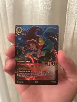 Disney Lorcana TCG Ariel Adventurous Collector 232/204 Enchanted Holo EN - Image 1