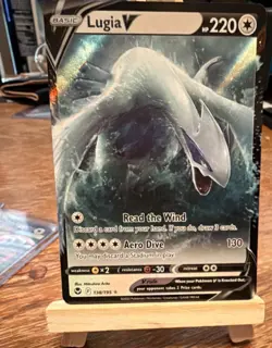 Pokemon TCG Lugia V 138/195 Silver Tempest Ultra Rare Holo English 2022 220 HP - Image 1