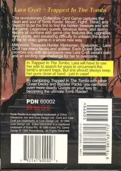 Tomb Raider CCG Starter Game Card Theme Deck Trapped in the Tombs Quest - Image 2