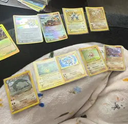 Pokemon TCG Base Set WOTC 1999 Unlimited 10-Card Lot Hitmonchan Holo + More - Image 1