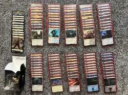 MTG Commander Warhammer 40k Deck Forces Of The Imperium Complete Nm Sleeved - Image 1