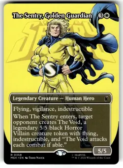 The Sentry Golden Guardian - Borderless - Marvel Super Heroes - NM - Image 1