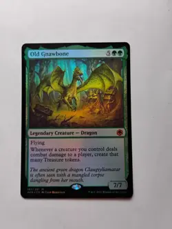 Old Gnawbone Foil AFR #197/281 Mythic Legendary Creature Green EN 2021 7/7 - Image 1
