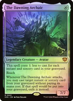 The Dawning Archaic Foil Secrets of Strixhaven NM MTG - Image 1