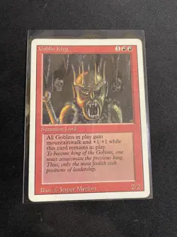 MtG X1 Goblin King Revised Magic the Gathering - Image 1