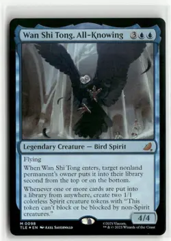 Wan Shi Tong, All-Knowing FOIL Avatar The Last Airbender Eternal-Legal MTG NM - Image 1