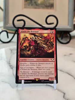 MTG Kharn the Betrayer Universes Beyond: Warhammer 40000 Regular NM - Image 1