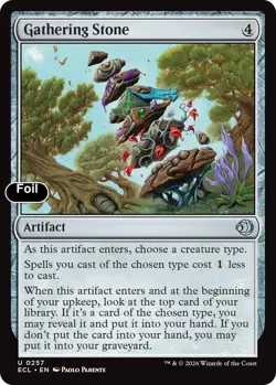 Gathering Stone Foil 257 Lorwyn Eclipsed NM EN - Image 1