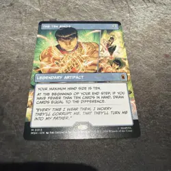 The Ten Rings (Borderless) 313 MTG MSH Marvel Super Heroes Regular NM - Image 1
