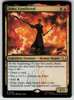 MTG Zuko, Conflicted Normal Avatar: The Last Airbender # 253 NM - Image 1
