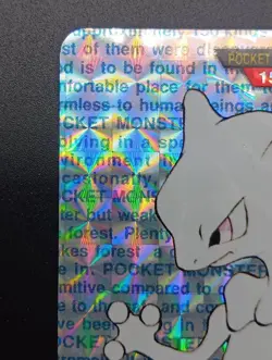 Mewtwo Bandai Vending Carddass File No.150 Green Prism Japanese Pokemon 1996 - Image 4