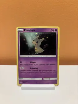 Mimikyu SM29 Cosmos Holo Black Star Promo Sun & Moon Pokemon NM - Image 1