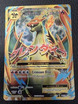 M Charizard EX Full Art 101/108 XY Flashfire 2016 Pokemon Card LP Ultra Rare - Image 1