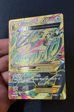 2015 Pokemon Shiny Mega Rayquaza EX Full Art 98/98 XY Ancient Origins NM - Image 4