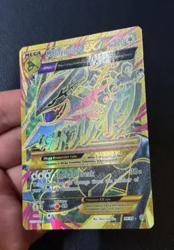 2015 Pokemon Shiny Mega Rayquaza EX Full Art 98/98 XY Ancient Origins NM - Image 5