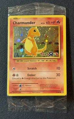 2016 Pokemon Card Charmander Full Art Toys R Us Exclusive Promo 9/108 NM-Mint - Image 1