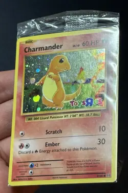 2016 Pokemon Card Charmander Full Art Toys R Us Exclusive Promo 9/108 NM-Mint - Image 2