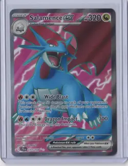 SALAMENCE EX 177/159 JOURNEY TOGETHER ULTRA RARE POKEMON NM/M - Image 1