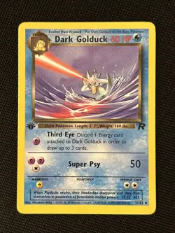 Pokemon Dark Golduck (1st Edition) 37/82 *Near Mint* Team Rocket ‘Never Played’ - Image 1