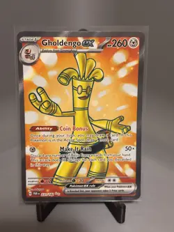 SV04: Paradox Rift Pokemon TCG Gholdengo Ex 231/182 Ultra Rare - Image 1