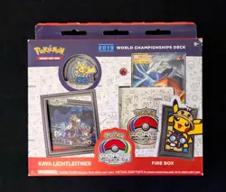 2019 FIRE BOX Pokemon World Championship Deck New Factory SEALED - Image 1
