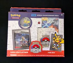 2019 FIRE BOX Pokemon World Championship Deck New Factory SEALED - Image 3