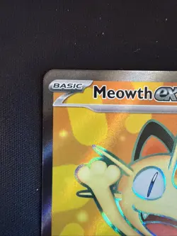 Meowth ex 107/088 Mint Secret Rare Full Art Pokemon - Image 3