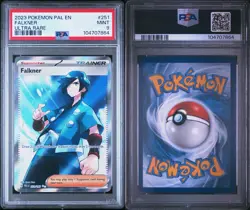 2023 POKEMON SCARLET & VIOLET PALDEA EVOLVED #251/193 FALKNER ULTRA RARE PSA 9 - Image 2