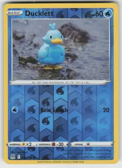 Ducklett 046/196 Common Lost Origin Pokemon Reverse Holo Near Mint - Image 1