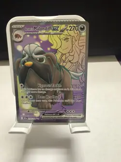 Pokemon Arven's Mabosstiff ex 218/182 SV10 Destined Rivals Holo SIR 270HP ENG - Image 1