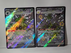 Espathra ex 214/091 & Forretress ex 212/091 Pokemon TCG Paldean Fates Holo - Image 1