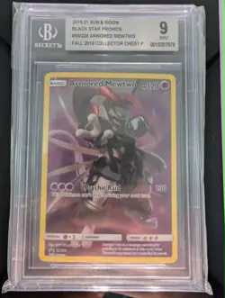 Pokemon Armored Mewtwo SM228 Fall 2019 Collector Chest BGS Graded 9 - Image 3