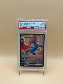 Salamence EX 187/159 Pokemon Journey Together Special Illustration Rare PSA 10 - Image 1