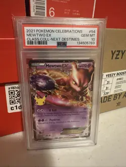 2021 - POKEMON CELEBRATIONS - #54 - MEWTWO EX - PSA 10 (GEM MINT) Next Destinies - Image 1