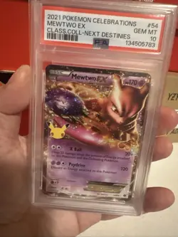 2021 - POKEMON CELEBRATIONS - #54 - MEWTWO EX - PSA 10 (GEM MINT) Next Destinies - Image 5