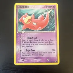Pokemon Slowpoke 72/115 Unseen Forces Common Pokemon TCG 2005 - LP - Image 1