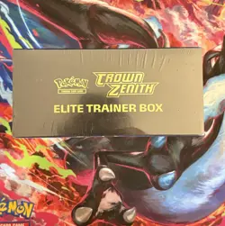 Crown Zenith Elite Trainer Box. New/Factory Sealed. 2023 Lucario. Pokemon TCG - Image 3