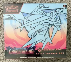 Pokemon Center Mega Evolution Chaos Rising Elite Trainer Box PC ETB New - Image 1