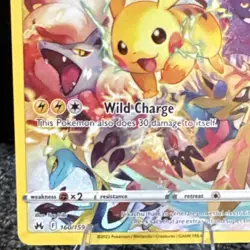 Pokemon TCG Pikachu Crown Zenith Holo Secret Rare 70HP EN 160/159 - Image 5