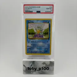 Pokemon Squirtle 93/130 93 Base Set 2 2000 #93 - PSA 10 - Image 1