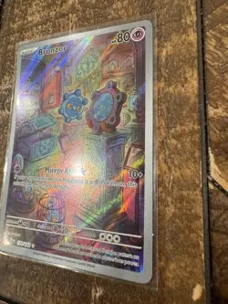 Pokemon SV05: Temporal Forces Bronzor 170/162 Holo Illustration Rare NM - Image 3
