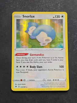 Snorlax 131/185 Holo Rare Vivid Voltage Pokemon Holo Near Mint - Image 1