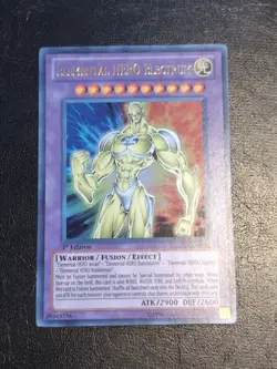 Yu-Gi-Oh! ULTRA RARE ELEMENTAL HERO ELECTRUM LCGX-EN052 1ST NM - Image 1