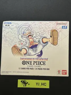 One Piece OP-05 Awakening of the New Era Booster Box - Sealed 24 Packs English 810059783546 - Image 1