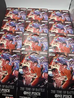 One Piece TCG English OP-16 The Time of Battle Booster Sleeved Pack x12 - Image 2