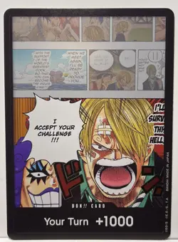 One Piece OP-06 Wings Of The Captain Don Card Double Pack Exclusive Sanji Eng - Image 1